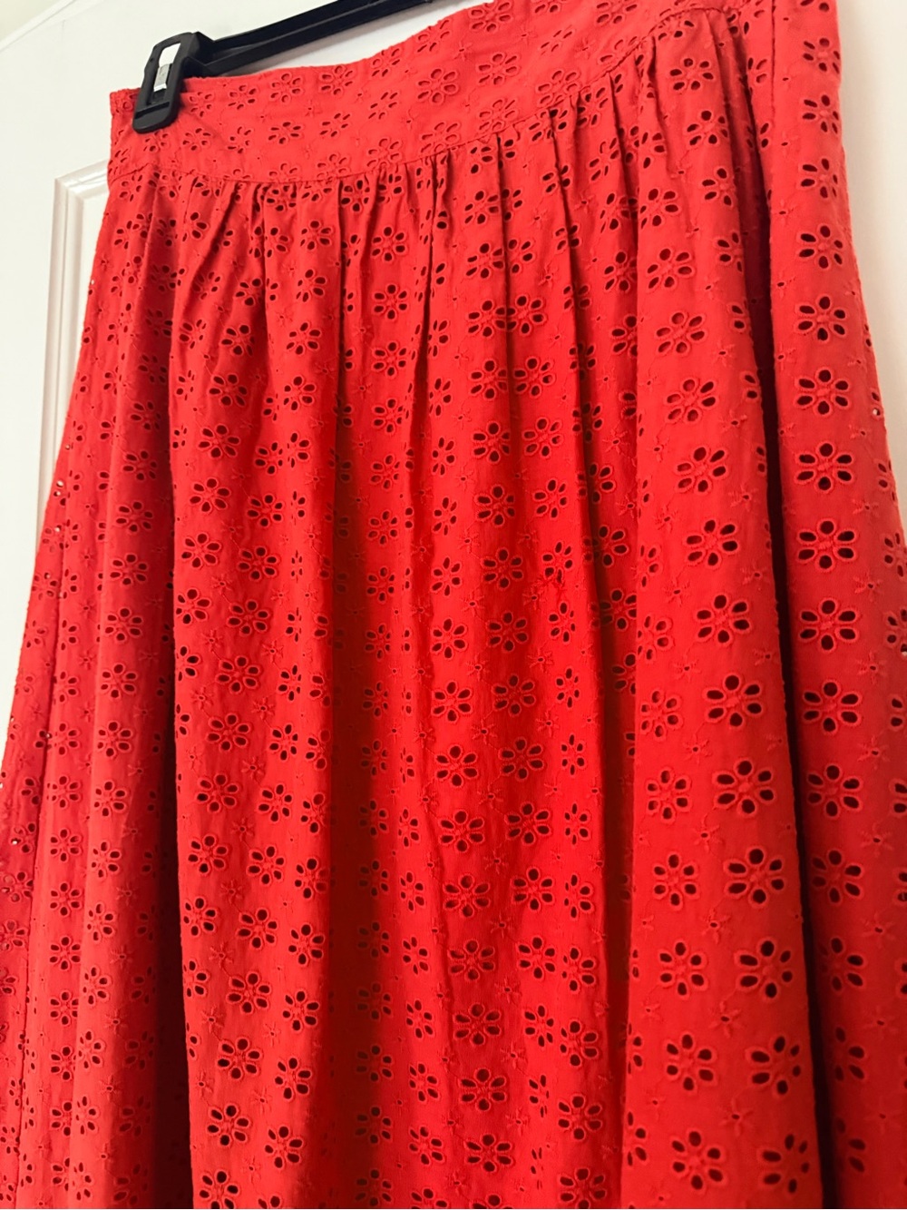 Sezane Siloe Red Midi Skirt - size 6 - EUC - Picture 9 of 16